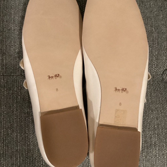 COACH Women's Winley Double Buckle Mary Jane Ballet Flats, size 8 - Picture 11 of 11